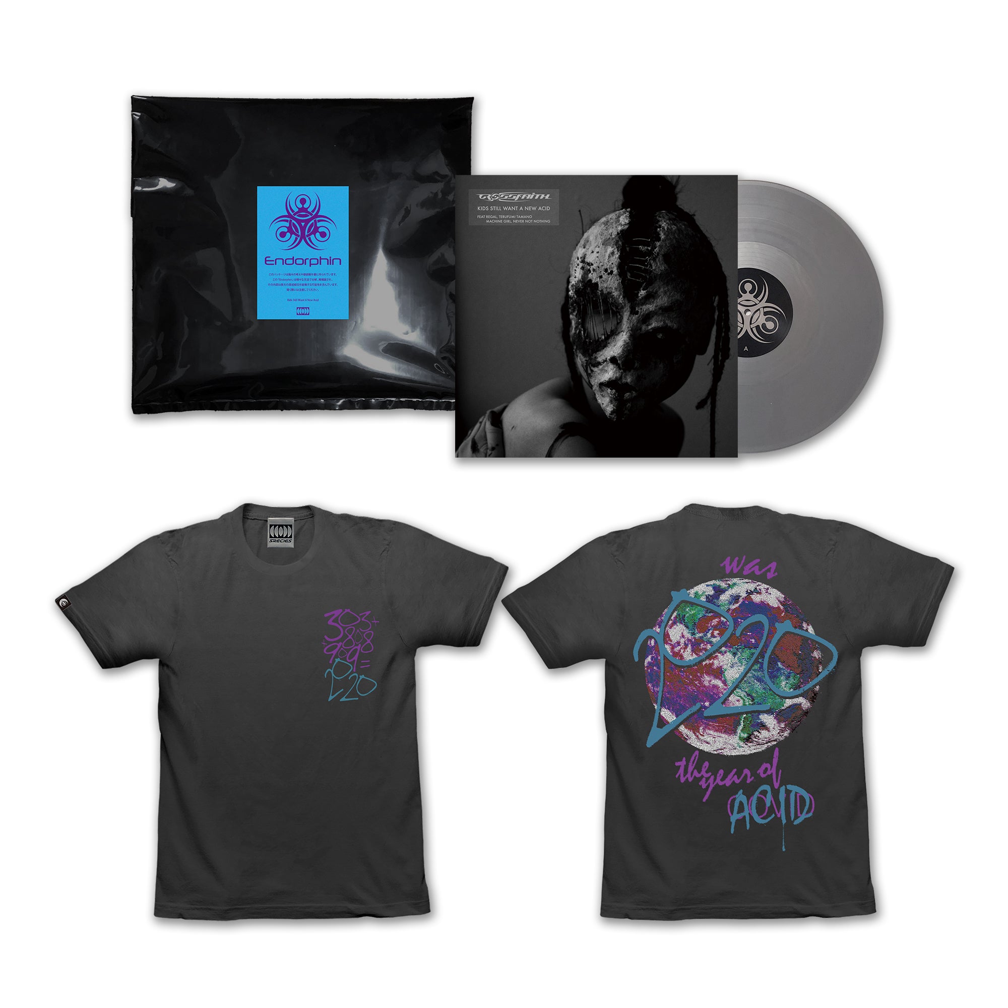 SPECIES EP（Tシャツ＋ステッカー付き限定バンドルセット） Kids Still Want A New Acid」Bundle Set – Species Inc.